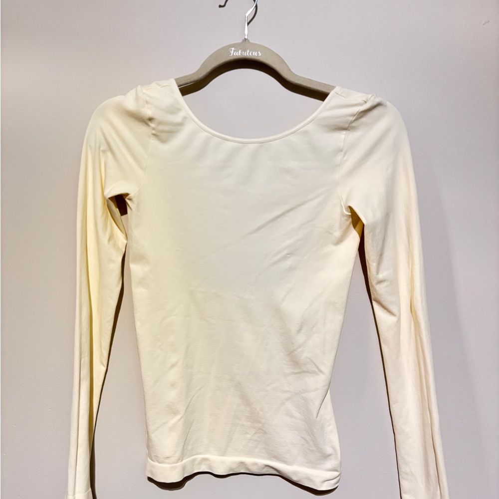 Free People low back shirt